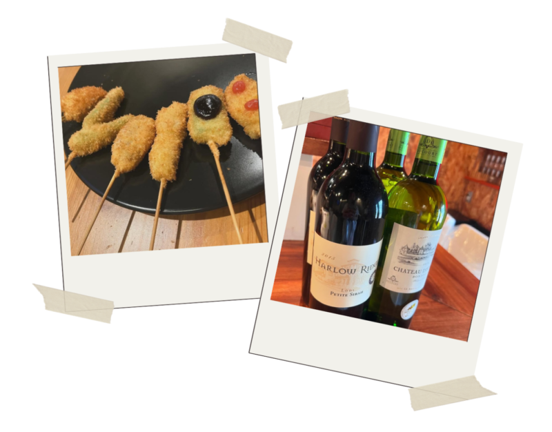 創作串揚げで季節を感じる