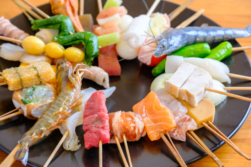四季折々の串揚げを